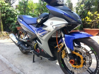 Exciter 150 GP độ đồ chơi chất với đĩa đôi trước