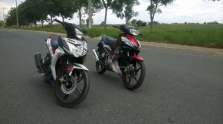 Exciter 150 so dáng cùng Exciter 135 2009 một thời để nhớ