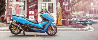 Honda Forza 300 độ hàng loạt đồ chơi biker đầy phong cách