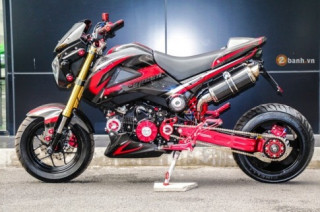 Honda MSX độ nổi bật với dàn chân một gắp CNC 3D độc đáo