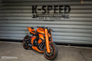 Kawasaki ER-6N dữ dằn trong bản độ Streetfighter