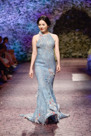 Lệ Quyên, Thu Phương tự tin trong lần đầu làm người mẫu