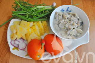 Ngon miệng hàu sữa nấu canh chua