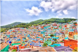 Rực rỡ ngôi làng ở Busan ‘giàu’ nhất Hàn Quốc