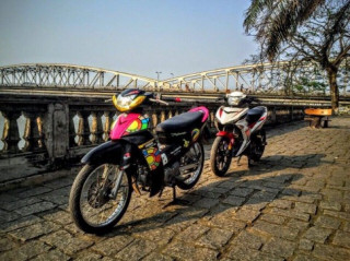 Sirius dọn nhẹ đọ dán cùng Exciter 150
