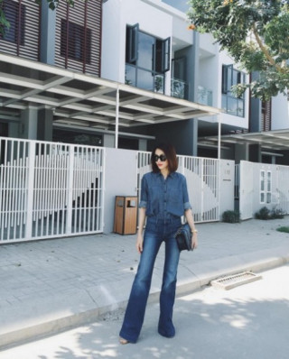 Tăng Thanh Hà hút chặt mọi ánh nhìn với cây denim