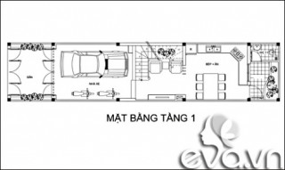 Thiết kế nhà 4 tầng 62m2 ‘đẹp như mơ’