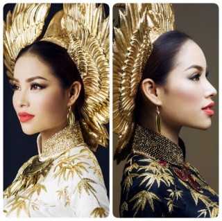 Thuận Việt mất ăn mất ngủ vì trang phục dân tộc của Phạm Hương