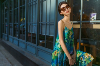 Thùy Dương gợi ý chọn váy đầm du xuân tươi mới