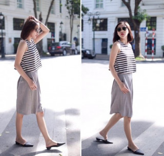 Tuyệt chiêu diện đồ “kéo dài người” của sao Việt