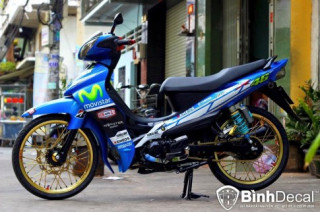 Yamaha Jupiter phiên bản Movistar đầy thể thao và phong cách