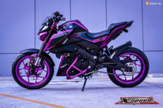 Yamaha M-Slaz đầy ấn tượng với bộ cánh tím Chrome