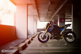 Yamaha M-Slaz độ ấn tượng với phiên bản Blue Machine