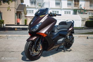 Yamaha T-Max độ khủng đầy phong cách của biker Thái Lan