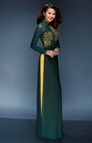 15 kiểu áo dài đẹp nhất xuân Bính Thân của sao Việt