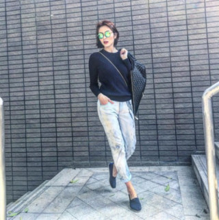 4 mẹo giúp Tăng Thanh Hà mặc quần jeans tuyệt đẹp