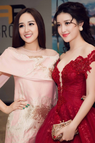 Á hậu Huyền My khoe khéo vòng 1 nóng bỏng