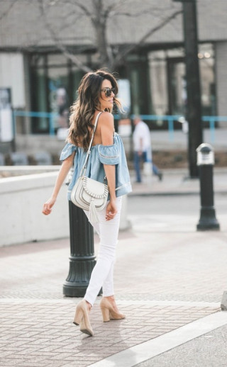 Áo trễ vai: Không gì ngăn được bạn gợi cảm!