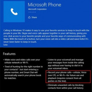 Cách ghi âm cuộc gọi bằng Lumia 950 XL chạy Windows 10