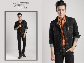 Diện khoác Jeans đúng chất ngày lạnh.