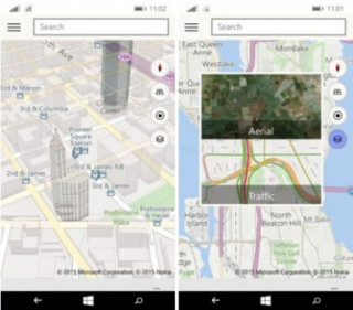 Đồng bộ bản đồ HERE Maps và Bing Maps trên Windows 10