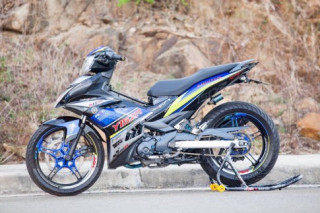 Exciter 150 tem đấu đầy phong cách cùng nhiều đồ chơi đắt tiền
