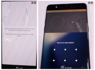Galaxy Note 7 lộ tính năng mở khóa võng mạc