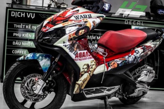 Honda AirBlade 125 chất lừ theo phong cách Soviet Army