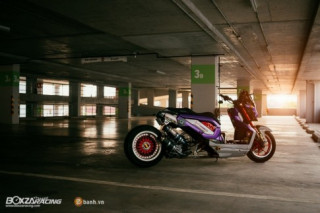 Honda Zoomer-X độ độc đáo với phiên bản Purple Glass