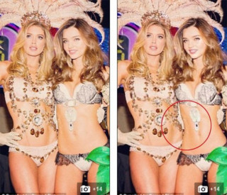 Miranda Kerr lạm dụng phần mềm chỉnh sửa eo thon