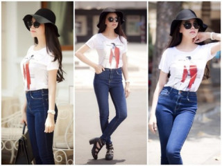 Nàng chân cong đừng vội chối từ quần jeans bó