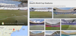 Ngắm 12 sân bóng của World Cup 2014 qua Google Maps