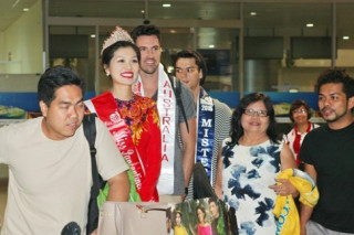 Oanh Yến mời Tân nam vương Thế giới toàn cầu về VN