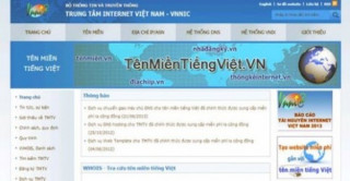 Tên miền tiếng Việt tiến đến con số 1 triệu