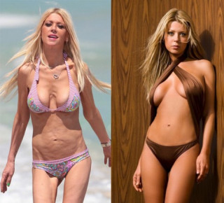 Thân hình bikini quá xập xệ của người mẫu Tara Reid