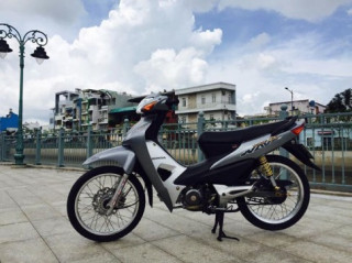 Wave độ full ốc vàng, bình Dream lùn 125, niềng nhôm Biker