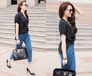 Cách lựa quần jean tôn vinh nét hấp dẫn cho chị em