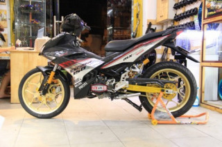 Exciter 150 độ khủng trong bộ cánh Carbon cùng dàn chân R3