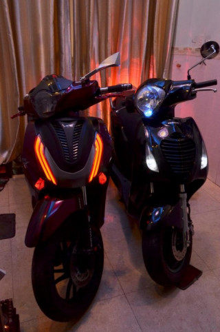 Honda SH độ cùng biển số cực khủng
