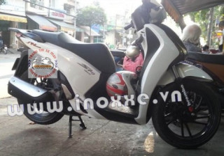 Trang bị cho SH Việt Nam ốp pô SH 300i đẳng cấp