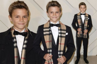 12 tuổi, con trai Beckham thu tiền tỷ nhờ làm mẫu