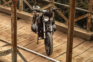 BMW R1100 GS siêu ngầu trong bản độ Black King của của Lucky Custom
