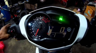 Exciter độ làm trái 62mm đi vừa nhẹ ga, xe có tốc độ (khoảng 150 - 160km/h)