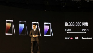  Galaxy Note 7 chính thức về Việt Nam với giá 18,99 triệu đồng 