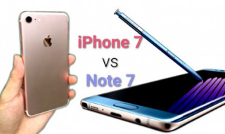 Galaxy Note 7 so tài iPhone 7 trước ngày ra mắt
