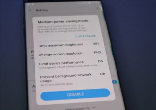 Galaxy Note 7 tự giảm độ phân giải màn hình để tiết kiệm pin