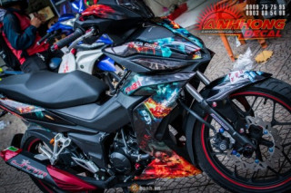 Người chiến thắng Honda Winner độ phong cách Marvel
