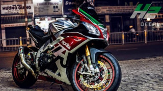 Siêu xe đường đua Aprilia RSV4 phiên bản Limited cực chất tại Sài Gòn