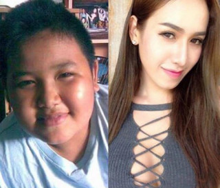 Sốc vì hot girl Thái Lan lộ ảnh quá khứ trước chuyển giới