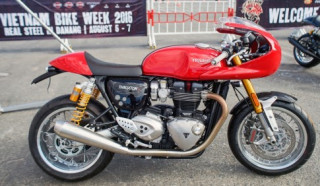 Triumph Thruxton R đậm đà trong bản độ Cafe Racer chính hãng